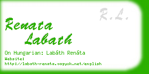renata labath business card